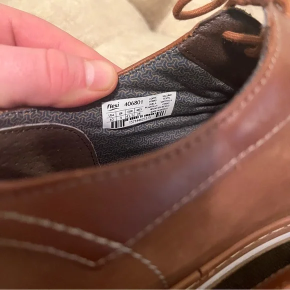 FLEXI TAN DRESS SHOES - Picture 3 of 14